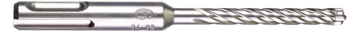 Milwaukee Hammerbohrer MX4 SDS-Plus 6 x 115mm 4-Schneiden - Detail 1