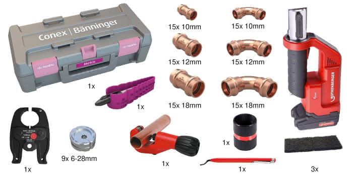 Conex IBP MaxiPro Metric Promo 1 metrisch inklusive Pressmaschine - Detail 1