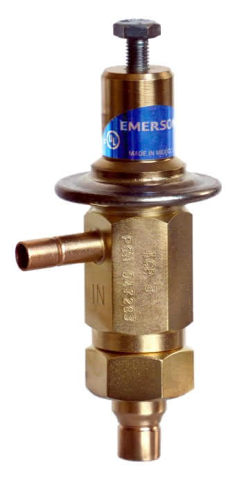 Alco Heissgasbypass-Regler ACP 5 mit Löt 3/8"x3/8" ODF Anschluss - Detail 1