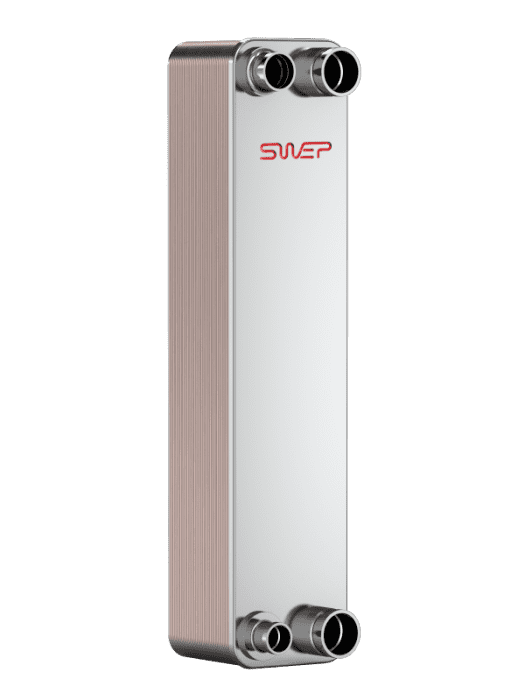 SWEP Wärmetauscher B80Hx20/1P-SC-M 2x35.1(27)+2x1 1/4"&28U(27) - Detail 1