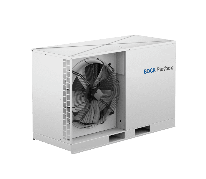 Bock Verflüssigungssatz Plusbox SHGX34e/255-4P&P mit 22,1m³/h Fördervolumen SE55 vorgefüllt sauggasgekühlt mit elektrischer Verdrahtung - Detail 1
