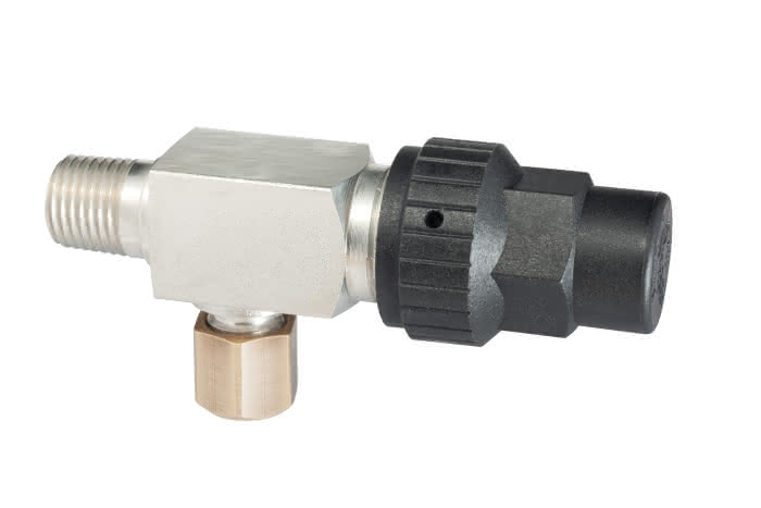 AWA Eckventil S19 CuSn AG NPTF 3/8"- SAEM 3/8" - Detail 1