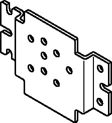 Danfoss Montagebügel flach für KP - Detail 1