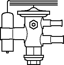 Danfoss Expansionsventil thermostatisch TUAE R407C - Detail 1