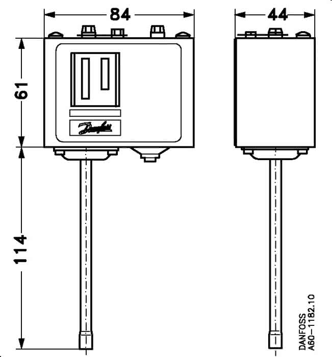 Druckschalter elektrisch 230V für Kompressor KP10-50 