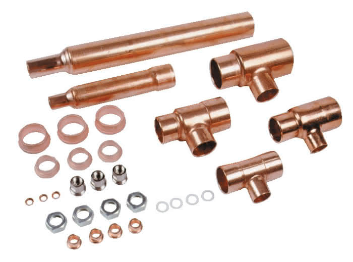 Danfoss Montagesatz Saugleitungsrestriktor T-Stücke Lötstutzen Dichtungen für Trio - Detail 1