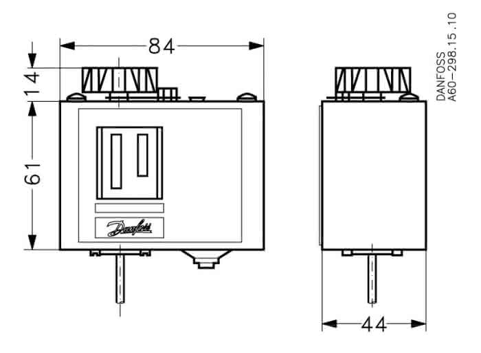 Danfoss Thermostat KP68 M/38 Auto Reset - Detail 1