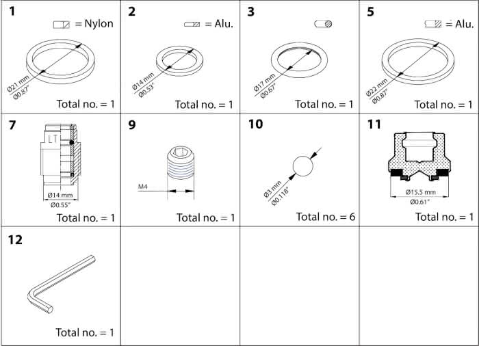 Danfoss Instandsetzungskit für SVA 6-10 - Detail 1
