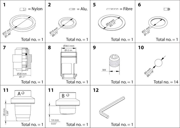 Danfoss Instandsetzungskit für REG 25-40 - Detail 1