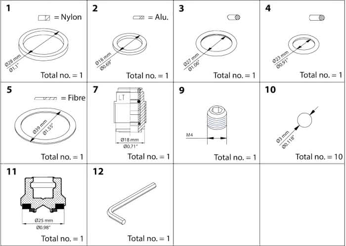 Danfoss Instandsetzungskit für SVA 15-20 - Detail 1