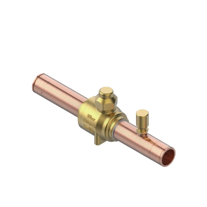 Danfoss Kugelabsperrventil mit Schraderventil CO2 GBCH 18s - Detail 1