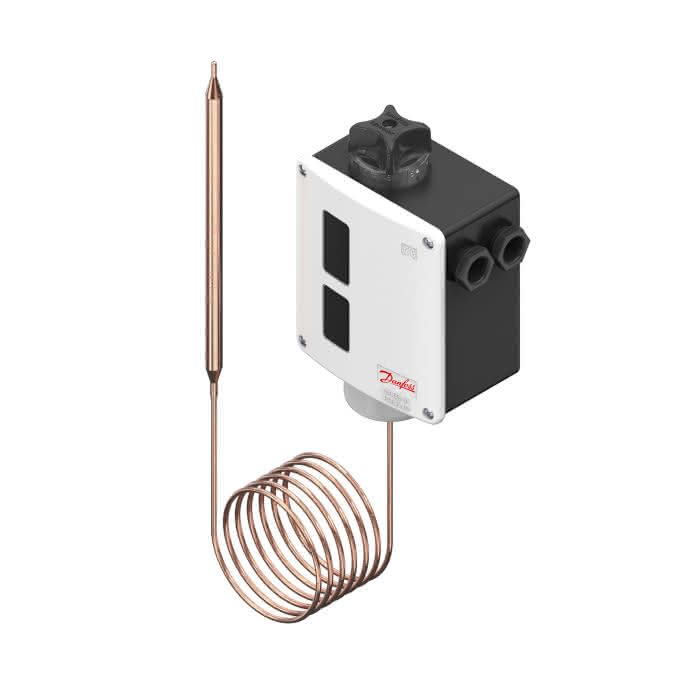 Danfoss Thermostat RT24 M/15 15 bis 34°C, 2m Kapillarrohr - Detail 1