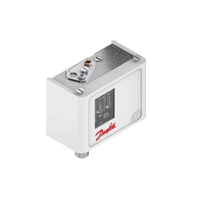 Danfoss Druckschalter KP1A M/36 -0,2 bis 7,5bar, Schneidring 6mm - Detail 1