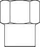 Panasonic CO2 Adapter 3/8" (9,52) NPT x 5/8" (15,88) ODS für K65 - Detail 1