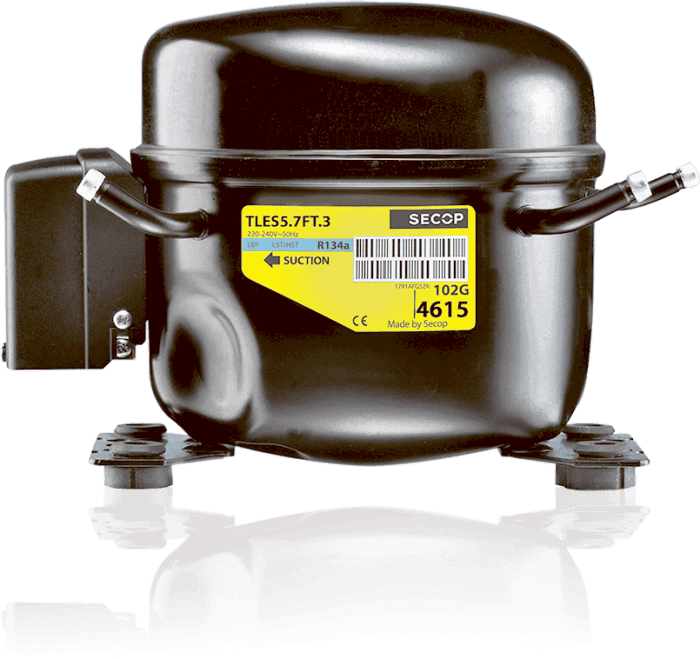Secop Hubkolbenverdichter vollhermetisch TL4CL 230V 50Hz LBP - Detail 1