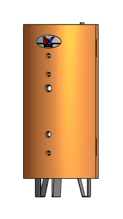 DK-Wärmerückgewinnung Typ: 200/1 mit PVC Isolierung - Detail 1