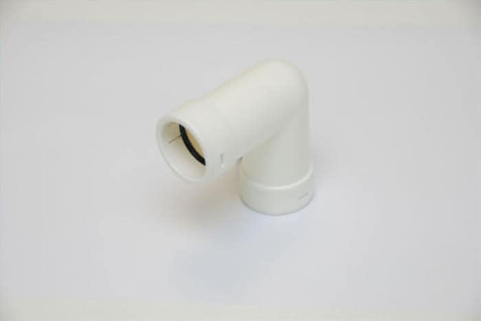 Linum Kniestück RDP25-C90 90° hartes Abflussrohr Durchmesser 25mm - Detail 1