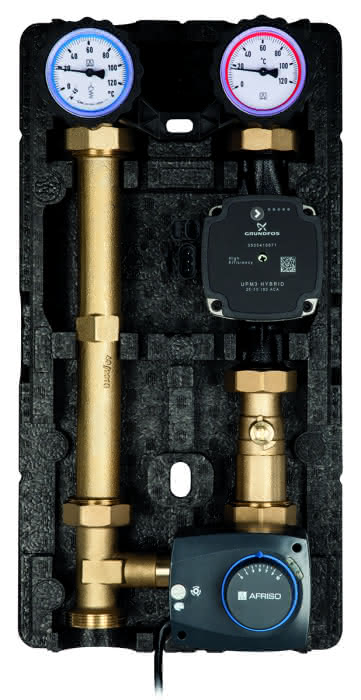 DAIKIN Pumpengruppe mit Mischer für einen gemischten und ungemischten Heizkreis - Detail 1