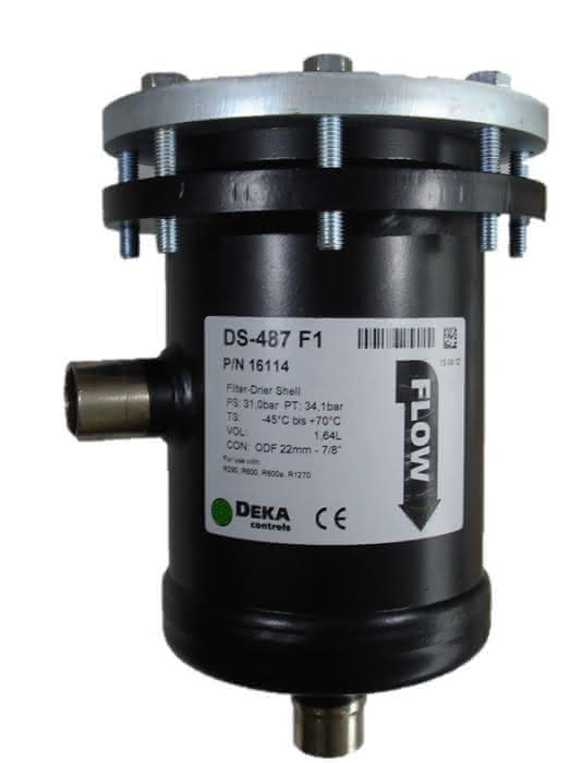 Deka Filtertrocknergehäuse austauschbarer Blocktrockner brennbare Kältemittel DS-487 -F1 R290 - Detail 1