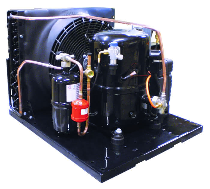 Tecumseh Verflüssigungssatz vollhermetisch FHT4518Y HR-FZ 230V Gerät 230V AC Ventilator - Detail 1
