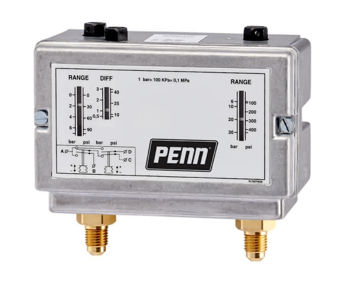 Penn Druckschalter P78 LCW-9300 -0,5 bis 7bar, 3 bis 30bar, Bördelanschluss - Detail 1