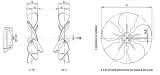 ebm-papst Lüfterrad Axial 200x37,5mm 28 Grad A 24701