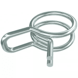 Sauermann Doppeldraht-Schlauchklemme 6mm 25 Stück