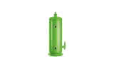 Bitzer Sammelbehälter stehend FS126 mit Schauglas und Eckventil Setartikel