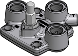 Danfoss Deckelset ICS 32