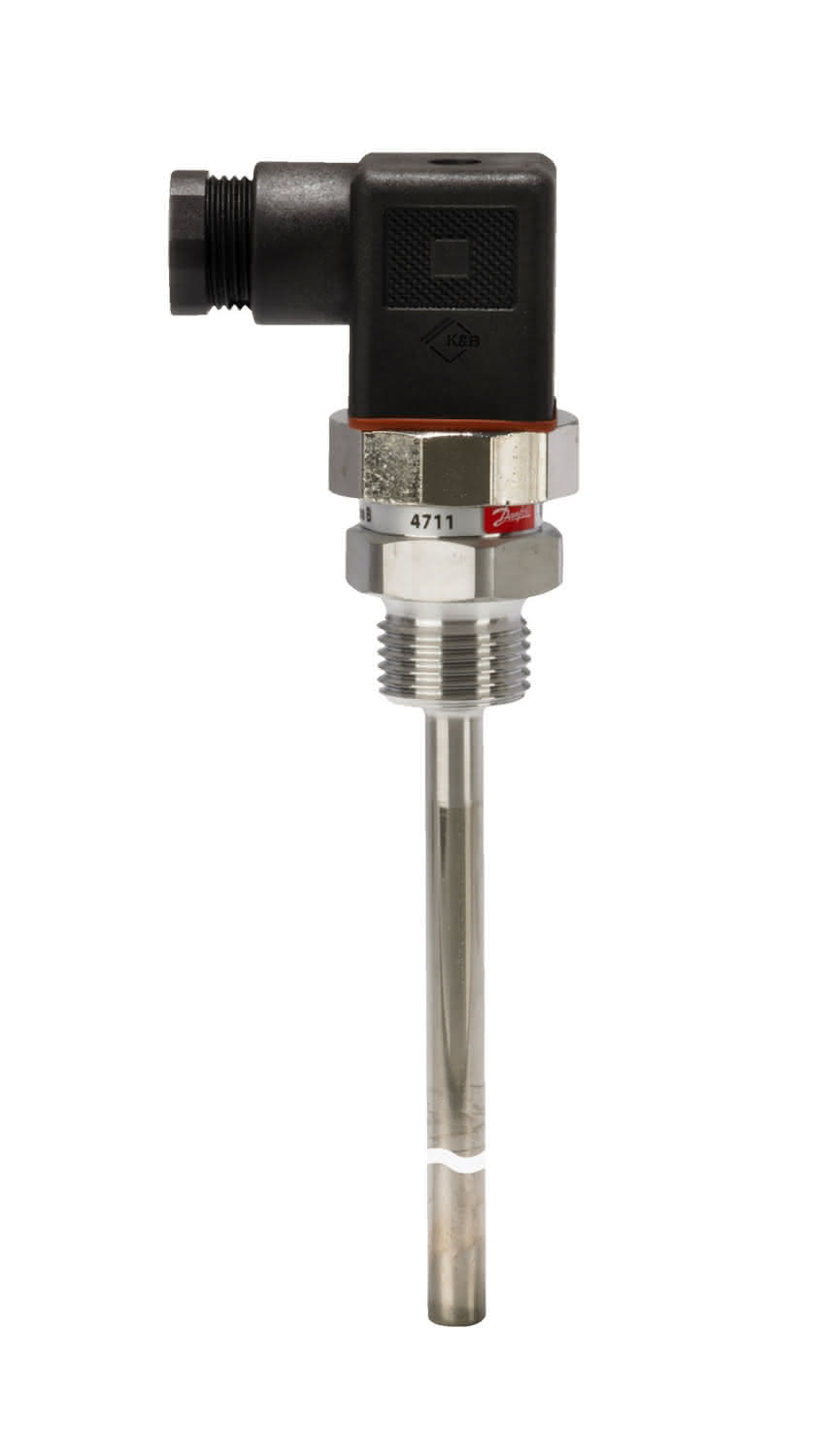 Lumonic PT1000 Temperaturfühler – 1m Silikonkabel – -50 Bis 200°C – 6mm – 2-Leiter – IP65 – Für Heizung & Wärmepumpen