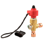 Carel Expansionsventil elektronisch E2V30ZS 16mmx16mm (5/8"x5/8") mit 0,3m Kabel, ohne Schauglas, kv=0,27 [m³/h], löt