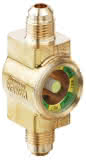 Hansa Multiplex Schauglas Kombi ohne Indikator Typ 163 SG 10mm, 5/8" UNF