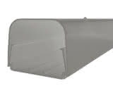 VECAMCO EuroSplit Kanal 80x60mm, Länge 2m + Schutzfolie, RAL7016