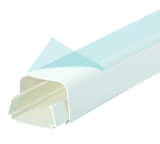 VECAMCO EuroSplit Kanal 110x75mm, Länge 2m + Schutzfolie, RAL9003