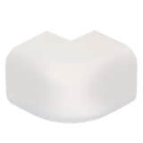 VECAMCO Außenbogen 80x60mm RAL9003