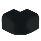 VECAMCO Auøenbogen 65x50mm schwarz