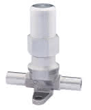 AWA Absperrventil mit Schweiss-/Lötanschluss Edelstahl Serie 881 2x W 20mm ODS 15mm