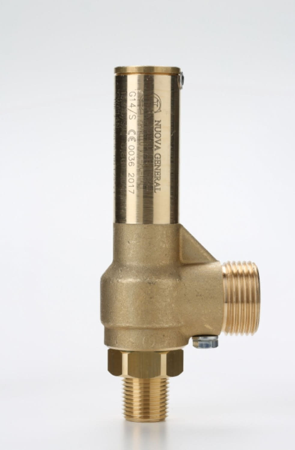 Produktbild von Messing Sicherheitsventil 6BAR – G1/2″, Federbelastet, Für Wassersysteme – Überdruckventil DN15