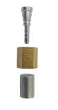 ZEC Press Fitting DN4 gerade 1/4" SAE, Preis per Stück