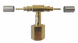 ZEC Pressanschluss T-Stück DN2 2xSchlauchanschlüsse, 1x 1/4", zentral, Preis per Stück
