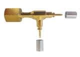 ZEC Pressanschluss T-Stück DN2 2xSchlauchanschlüsse, 1x 1/4", seitlich, Preis per Stück