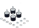 GUS Gummipuffer Set 30x40mm M8-AV302 4 Stück