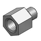 Mefa Reduzierstück sechskant Innengewinde 1/2" Außengewinde M16 l=35mm