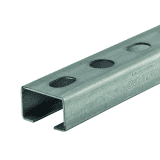 Müpro MPC Systemschiene 38/24 Länge: 2.000mm verzinkt