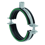 Müpro Schraubrohrschelle Junior DÄMMGULAST grün M8/M10 12mm