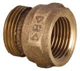 Conex IBP Einschraubteil konisch dichtend IG Rp zylindrisch AG G zylindrisch Serie 4000 4380 2"x2 1/2" Rotguss