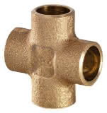 Conex IBP Kreuz Serie 4000 4180 22mm Rotguss