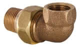 Conex IBP Winkel-Verschraubung 90 Grad konisch dichtend IG Rp zylindrisch AG R konisch Serie 3000 3098 1 1/2" Rotguss