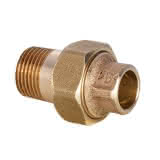 Conex IBP Rohrverschraubung konisch dichtend AG R konisch Serie 4000 4341 18x1/2" Rotguss