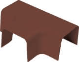 Canalsplit 08 T-Stück, 80x60mm, braun